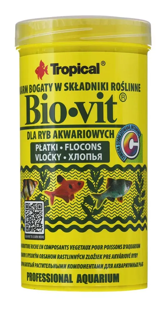 Tropical BIO-VIT 250 мл / 50 г витаминная добавка для рыб Photo 2