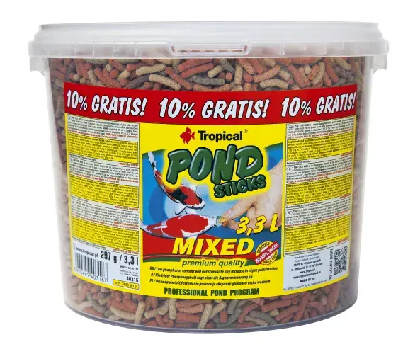 Tropical Pond Sticks Mixed 1,6 кг — корм-палочки Photo 5