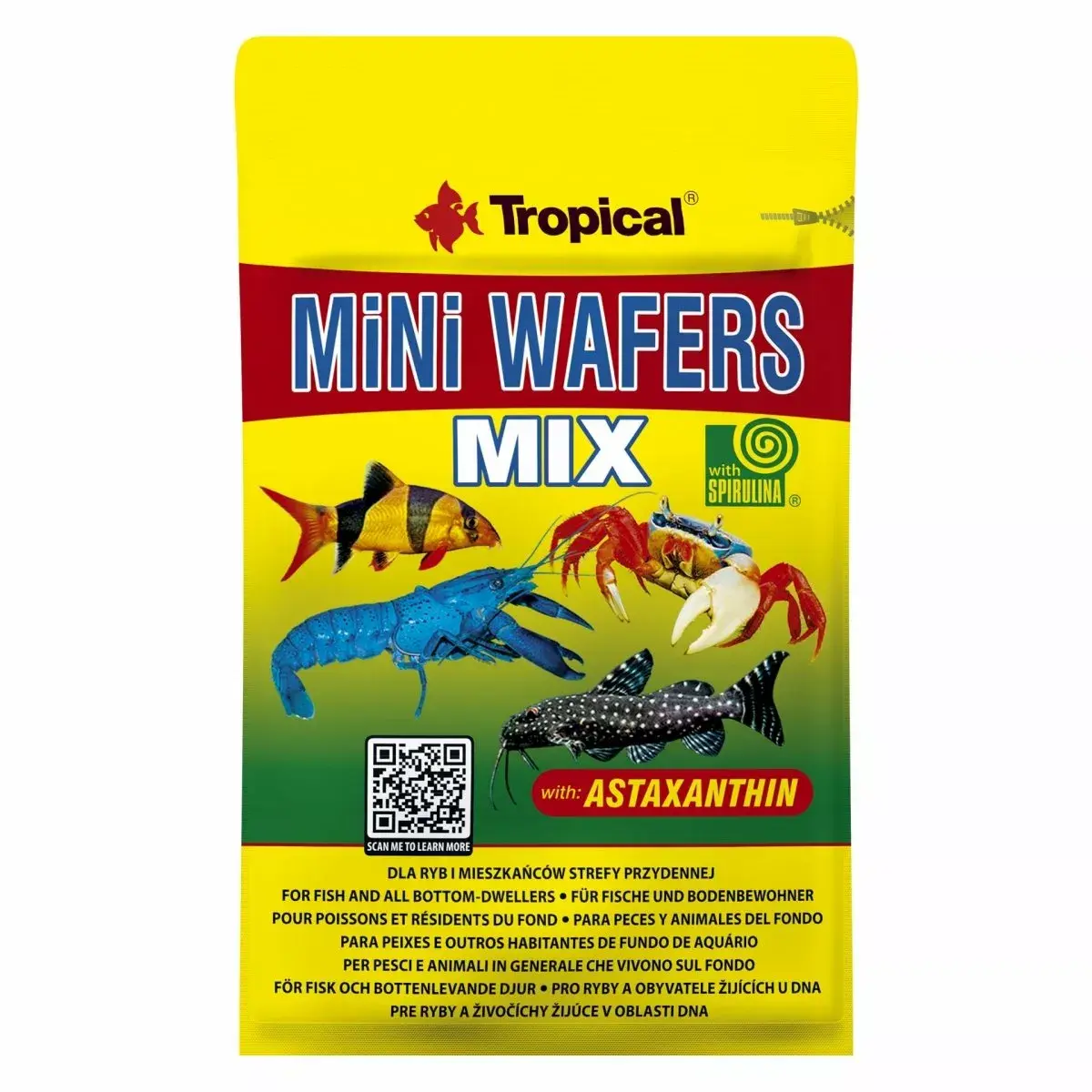 Tropical Mini Wafers Mix 18g Akvāriju