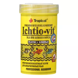 Tropical Ichtio-Vit жидкая добавка для декоративных рыб 100 мл (20 г концентрата)