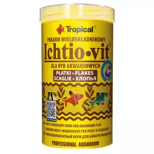 Сухой корм для аквариумных рыб Tropical Ichtio-Vit хрустящий 0,1 кг (0,5 л)