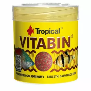 Корм для рыб Tropical Vitabin Multicomponent 36 г — мультивитаминные гранулы для аквариумных рыб