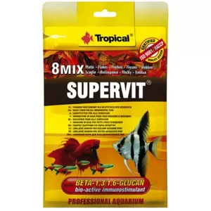 Tropical Supervit 12G fish vitamin supplement for aquarium fish, brand Tropical, 12 g