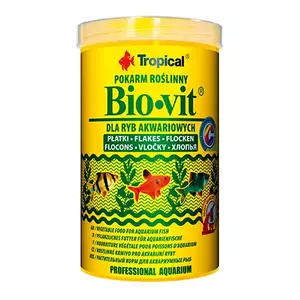 Жидкий витаминный препарат для рыб Tropical BIO-VIT 1000 мл / 200 г – витамины для аквариумных рыб