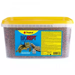 Sausais barības nūjiņas akvārija zivīm Tropical Biorept W — 1 kg / 5 l