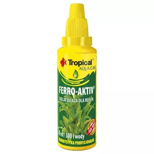 Šķidrais augu mēslojums Tropical Ferro-Aktiv 30 ml ar dzelzi akvārijiem