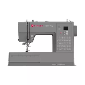 SINGER automatic sewing machine HD6605 — electric, 1-step buttonhole, free arm, grey, 6 kg