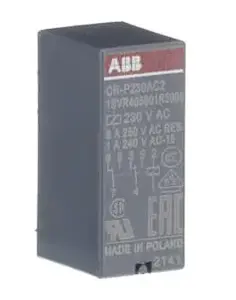 ABB CR-P230AC2 Interface Relay Grey 230V Coil Voltage 8A Maximum Current 50 / 60 Hz AC Input Frequency