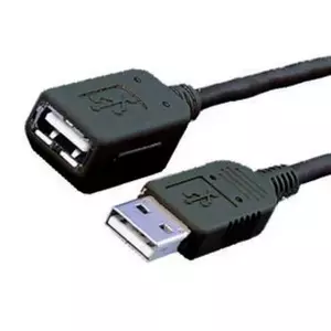 USB Cable MediaRange MRCS154 1.8m USB 2.0 A Male/Female Black