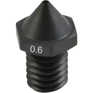 3D Printer Nozzle Flashforge Creator 4 0.6mm Hardened - Wear-Resistant Extrusion Tip