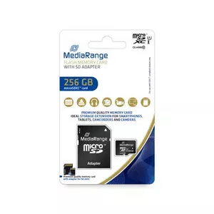 MediaRange MR946 zibatmiņa 256 GB MicroSDXC UHS-I Klases 10