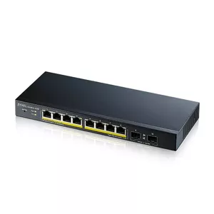 Zyxel GS1900-10HP Управляемый L2 Gigabit Ethernet (10/100/1000) Питание по Ethernet (PoE) Черный
