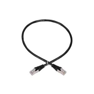Network Cable Extralink LAN Patchcord Kat.5e RJ-45 F/UTP 0.5m Black