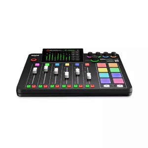 Studio controller RØDE Caster Pro II Black — 4 XLR/TRS combo, 4 headphone outputs, 8 pads, touchscreen, Wi‑Fi, Bluetooth, USB‑C