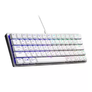 Cooler Master Peripherals SK620 tastatūra USB QWERTY Amerikāņu angļu valoda Sudrabs, Balts