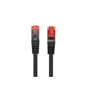 Networking cable LANBERG PCF6-10CU-0050-BK Cat6 F/UTP (FTP) RJ-45–RJ-45 0.5 m Black