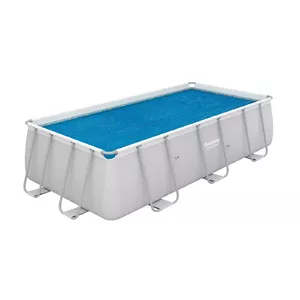Pool solar cover Bestway 58240 — blue, fits pools up to 4.12 m × 2.01 m (4.04×2.01 / 4.11×2.01)