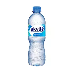 Negāzēts dabīgais minerālūdens Akvilė, 0,5 l