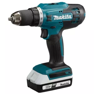 Makita DF488D002 дрель 1400 RPM Без ключа Черный, Зеленовато-голубой