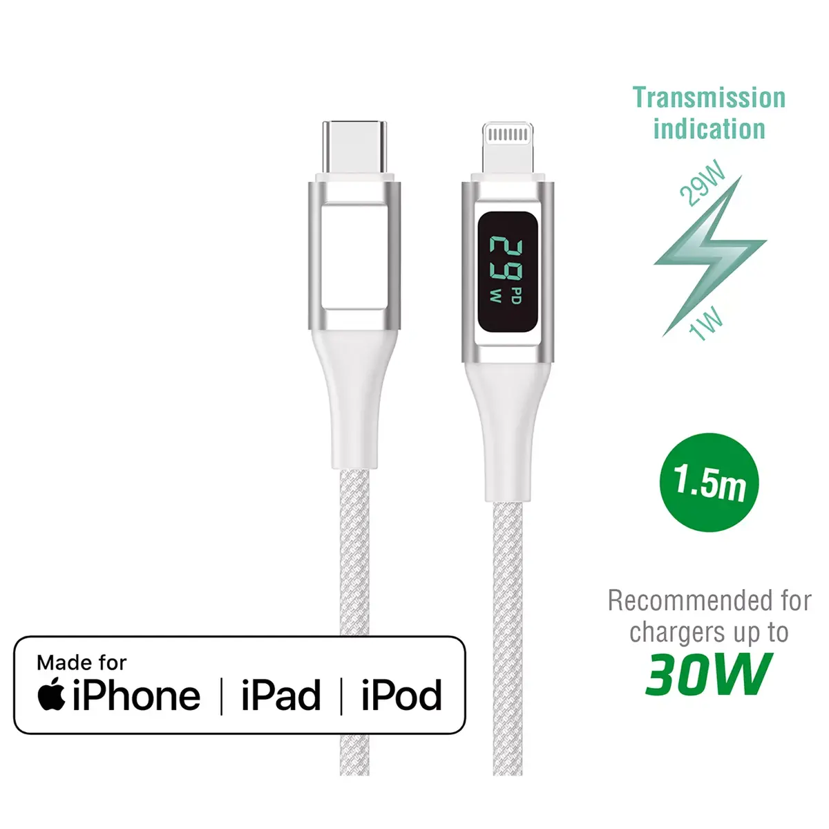4smarts кабель USB-C—Lightning 1.5 м (458164) Photo 8