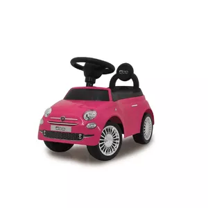 Bērnu mašīna Jamara Fiat 500 Stils: stumt 4 riteņi Melns Rozā