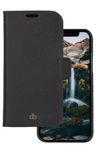 dbramante1928 New York Wallet Case for iPhone 13 Pro, Night Black