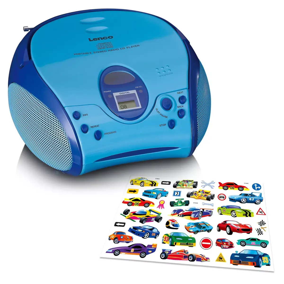 Портативное радио Lenco SCD-24BU Kids Photo 2