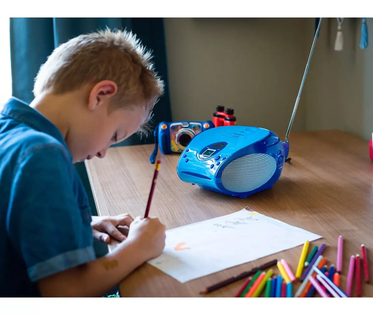 Портативное радио Lenco SCD-24BU Kids Photo 9