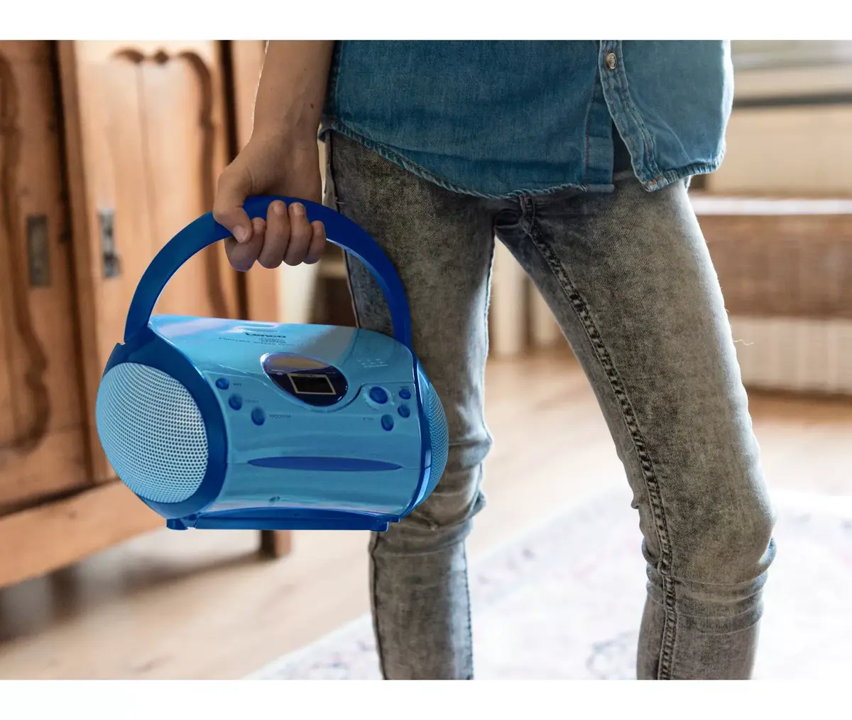 Портативное радио Lenco SCD-24BU Kids Photo 10