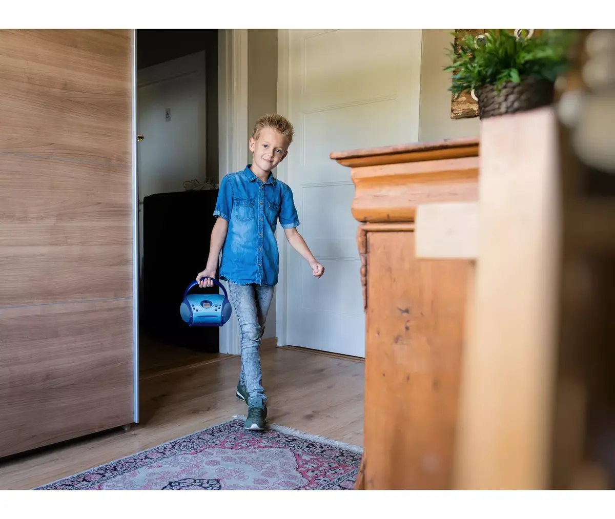 Портативное радио Lenco SCD-24BU Kids Photo 11