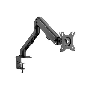 Monitor mount MACLEAN MC-906 for 17"–27" displays, VESA 75x75–100x100, adjustable height, tilt and rotation, supports up to 7 kg