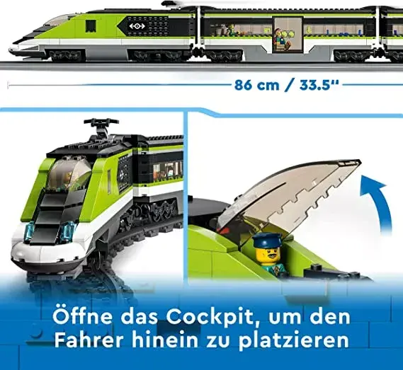 LEGO City Pasažieru Vilciens 60337 Tālvadāms Photo 11