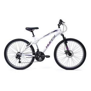 Велосипед HUFFY EXTENT 26" — взрослый, колёса 26", 6 скоростей, передний и задний тормоз, регулируемое сиденье, белый глянец
