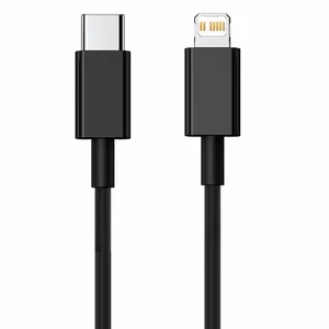 DCO USB-C на Lightning Кабель данных и заряда для Apple iPhone 13 Mini Pro Max 1m Черный A2249 (MXOK2ZM/A) (OEM)