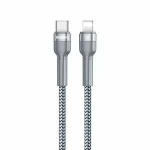 Remax RC-171 Braided Durable Data & Fast Charging Cable PD 100W 20V 5A USB-C to Lightning 1M Silver