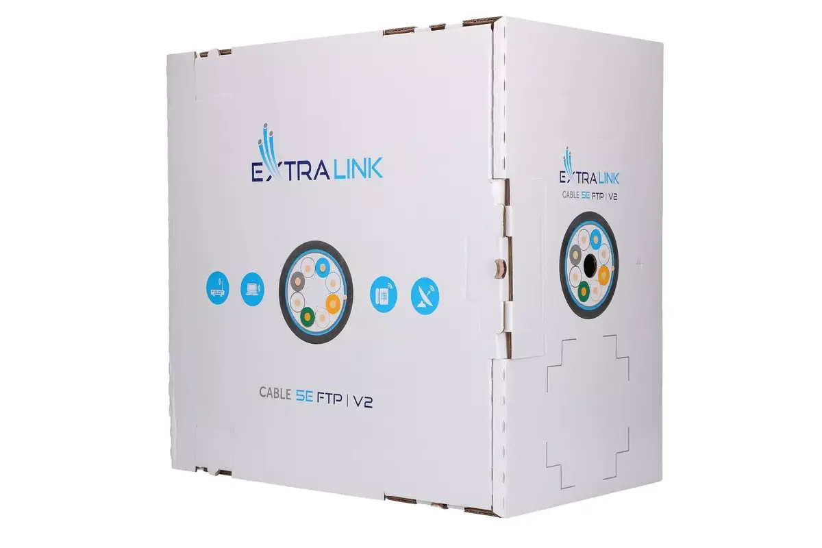 Tīkla kabelis Extralink Twisted pair CAT5E FTP (F/UTP) V2 Photo 2