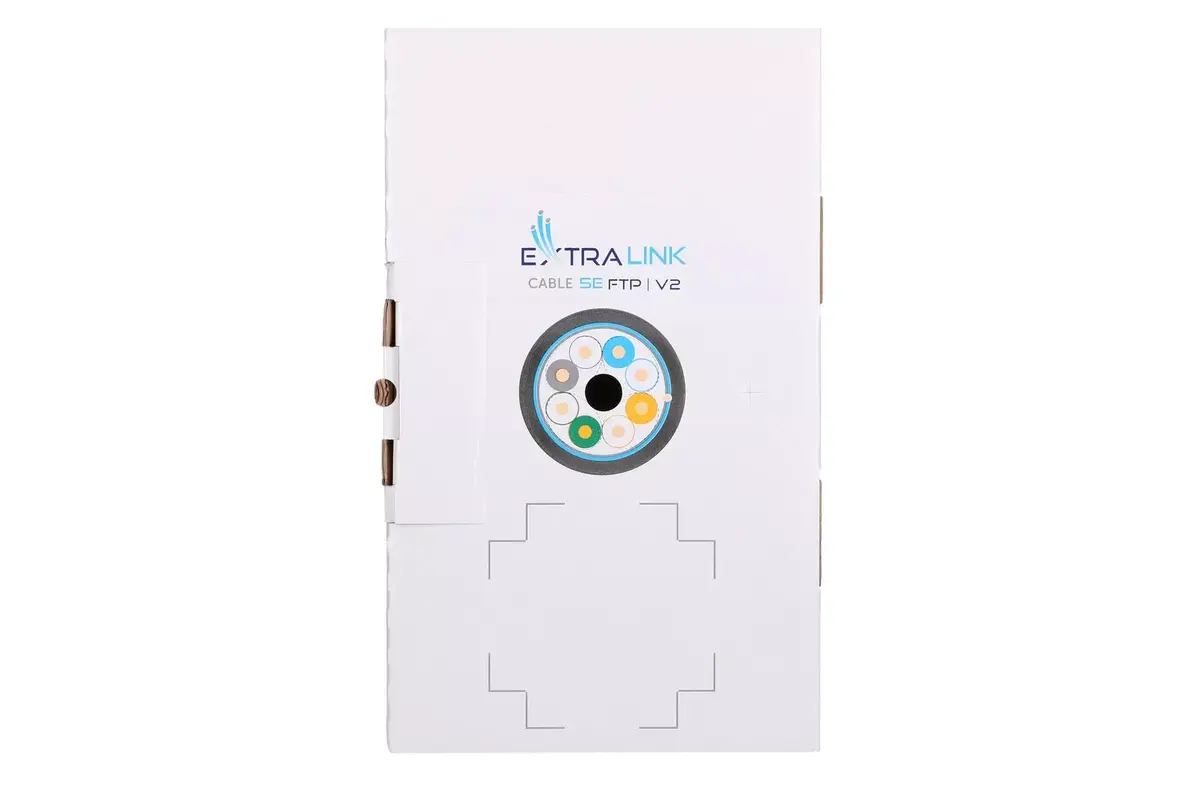 Tīkla kabelis Extralink Twisted pair CAT5E FTP (F/UTP) V2 Photo 3