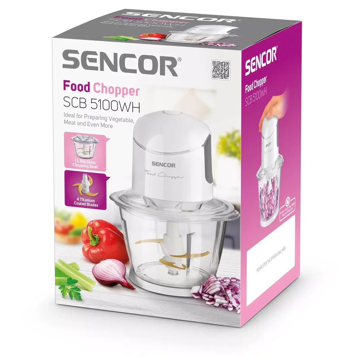 Elektriskais pārtikas smalcinātājs Sencor SCB 5100WH Photo 8