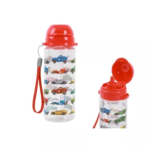 Bērnu pudele I-Total Cars 400 ml — dzeramā pudele ar auto dizainu