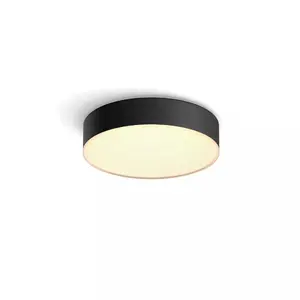 Philips Hue Enrave Small Balta toņu viedā griestu lampa White Ambience Melna Bluetooth un Zigbee
