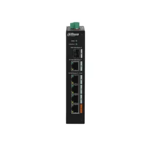 Dahua Technology PoE PFS3106-4ET-60-V2 Nepārvaldīts L2 Fast Ethernet (10/100) Melns