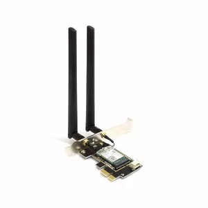 Wi‑Fi Card alfa network AIT‑AX210 PCIe Dual Band 6E with dipole antenna