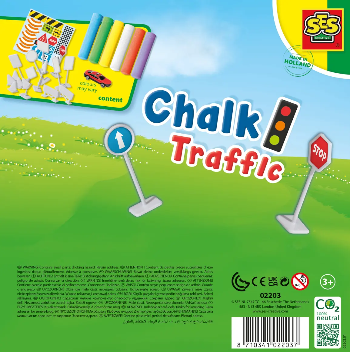 SES Playground Chalk Traffic komplekts Photo 4
