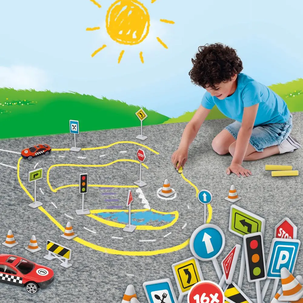 SES Playground Chalk Traffic komplekts Photo 12