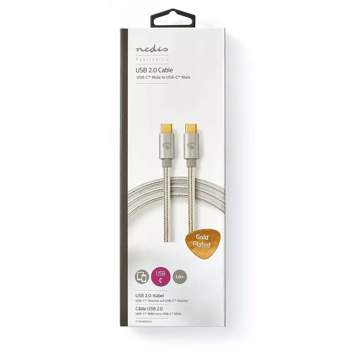 USB kabelis Nedis CCTB60800AL10 Photo 4