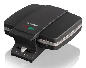Cloer 1440 Waffle Iron for 2 Rectangular Waffles 930 W Black