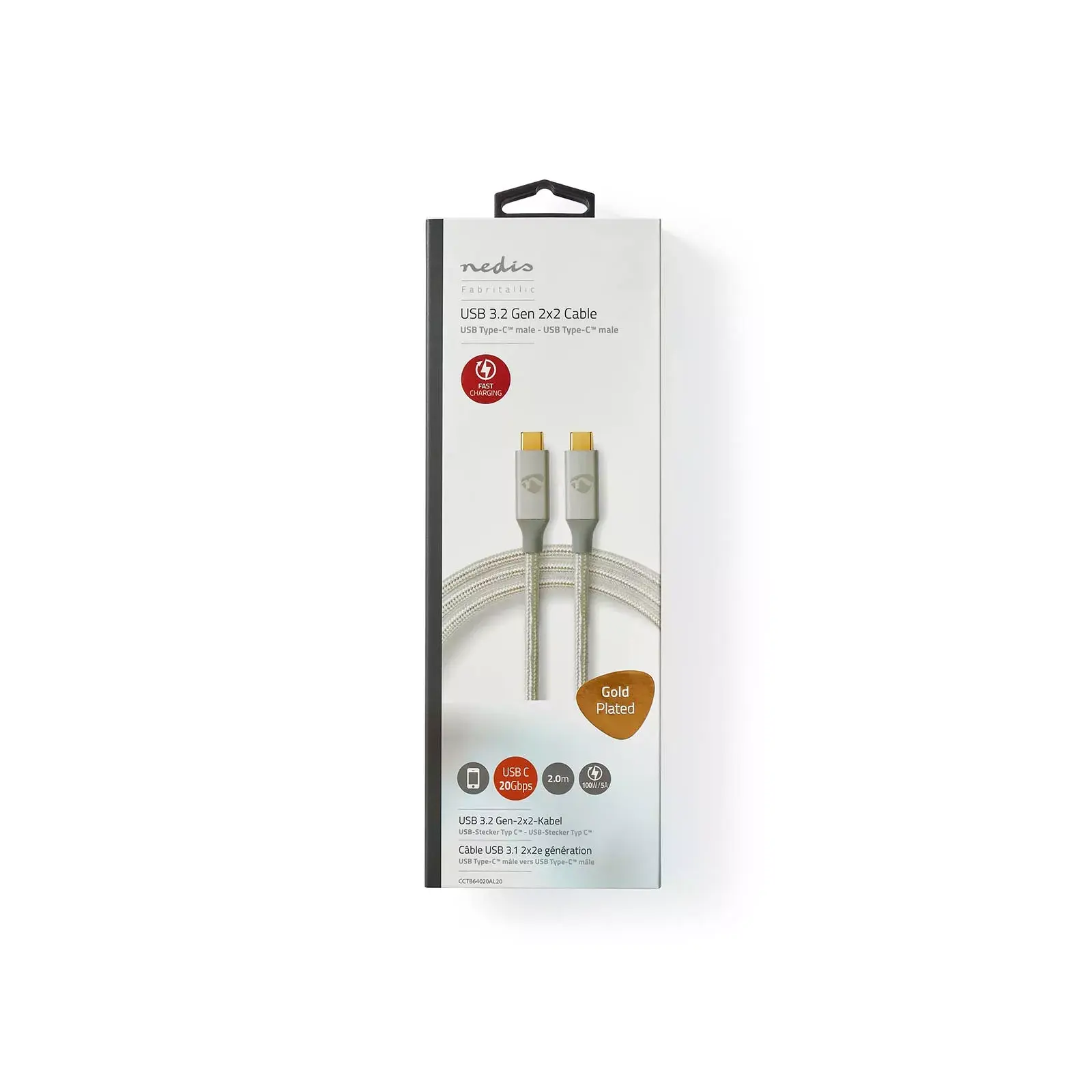 Nedis CCTB64020AL20 USB cable CCTB64020AL20 Photo 3