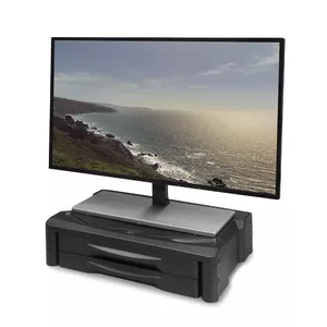 ACT Monitor stand extra wide AC8215 adjustable height two drawers