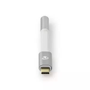 Audio Cable Nedis CCTB65950AL008 3.5mm Female to USB Male 0.08m Aluminium