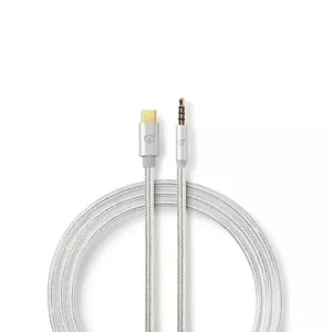 Nedis CCTB65940AL10 audio cable 1 m USB C 3.5mm Aluminium